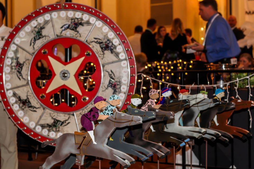Derby Dash horse racing casino event rental for Metro Casino Events parties in Virginia, Maryland, and Washington DC
